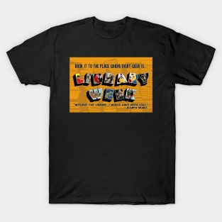 Library Week Postcard T-Shirt